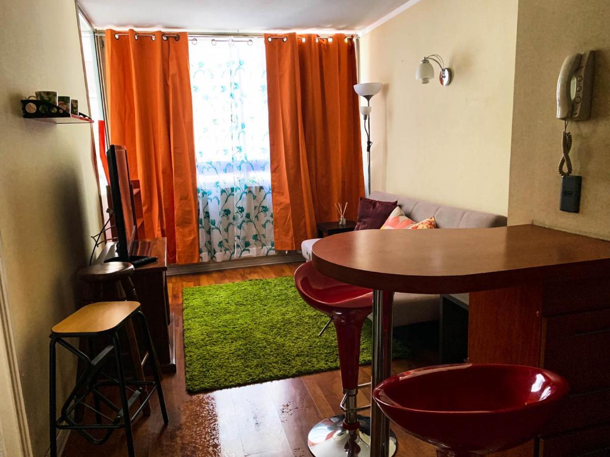 Depto 2 Metro Plaza De Armas Daire Santiago Dış mekan fotoğraf